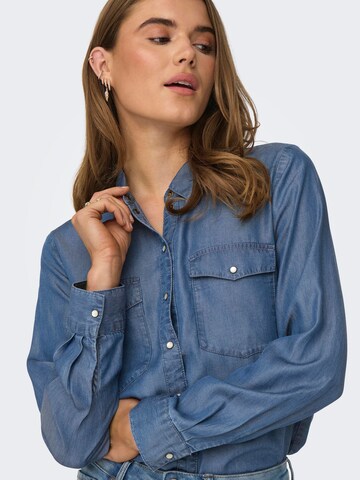 JDY Blouse 'JASPER' in Blauw