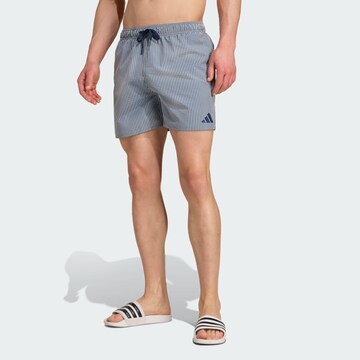 ADIDAS SPORTSWEAR Sports swimming trunks 'Seersucker' in Blue: front