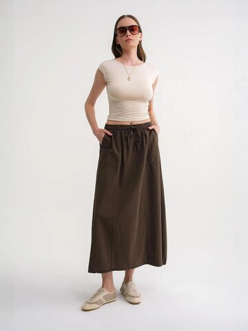 MixRay Skirt in Brown