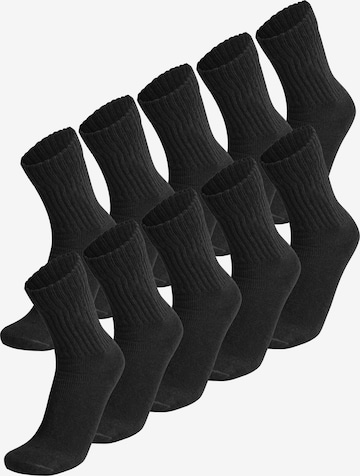 normani Socken 'Extreme' in Schwarz: Vorderseite