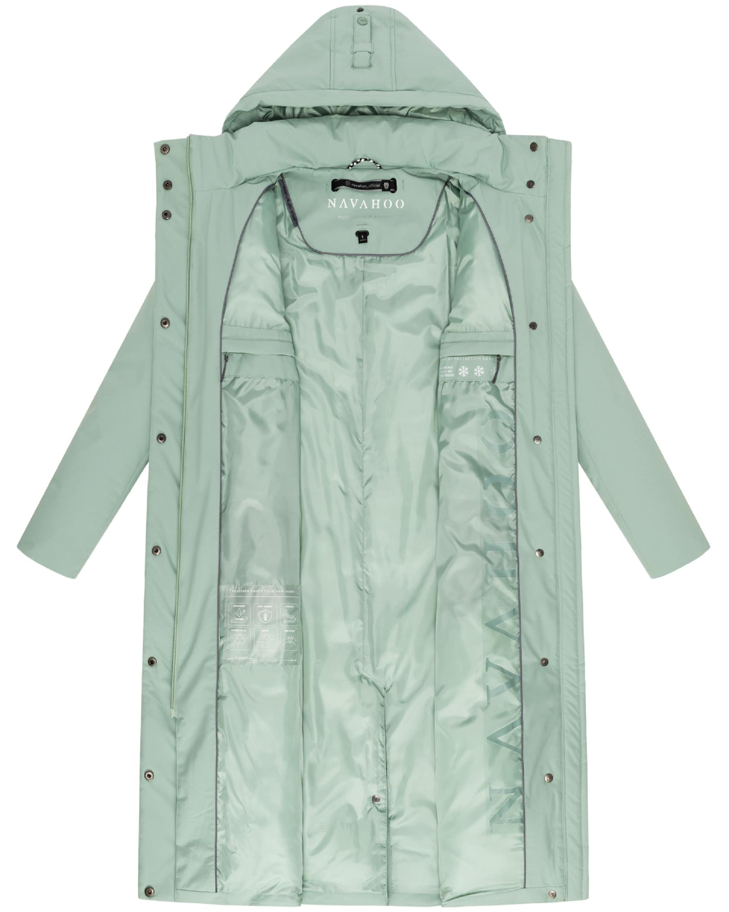 Manteau fonctionnel 'Waldbummler 14' NAVAHOO en vert