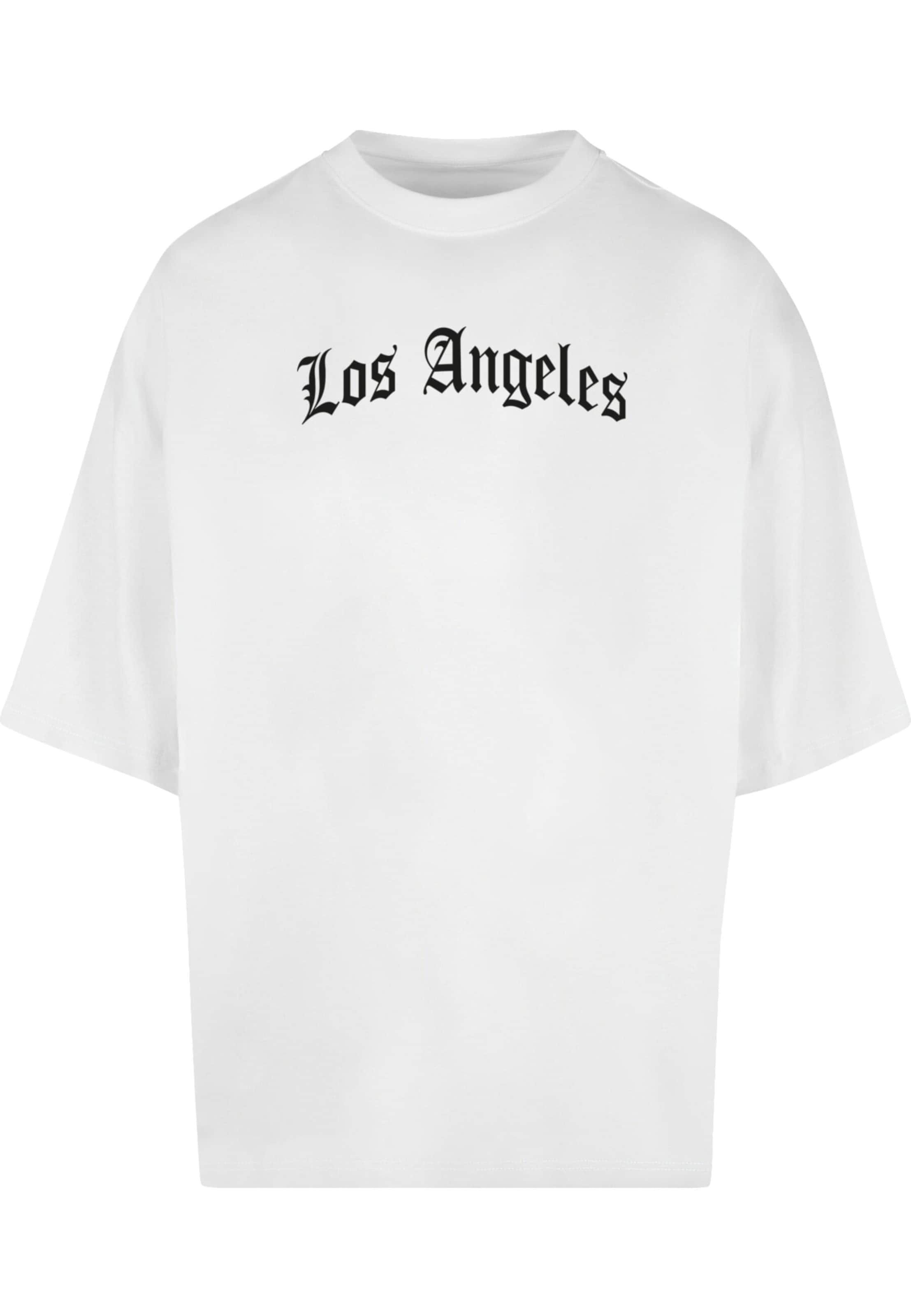 Mister Tee Tričko 'Los Angeles' - Biela: predná strana