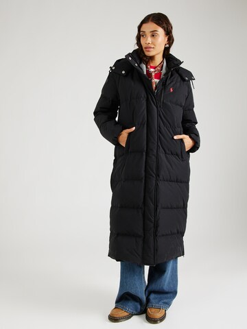 Cappotto invernale di Polo Ralph Lauren in nero: frontale