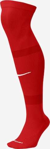 NIKE Soccer Socks 'MatchFit Team' in Red: front