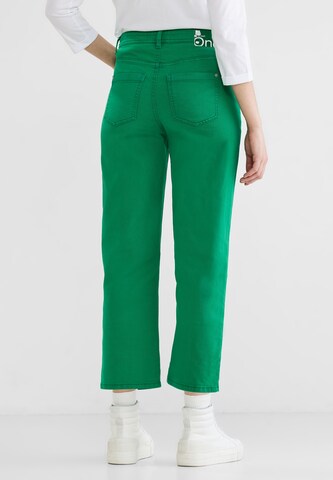 Regular Pantalon STREET ONE en vert