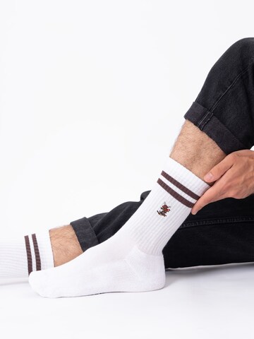 Occulto Sportsocken 'Rudolph'‌‌‌‌ in Weiß