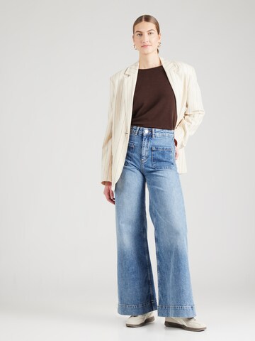 ONLY Tričko 'ONLGLAMOUR' – hnědá