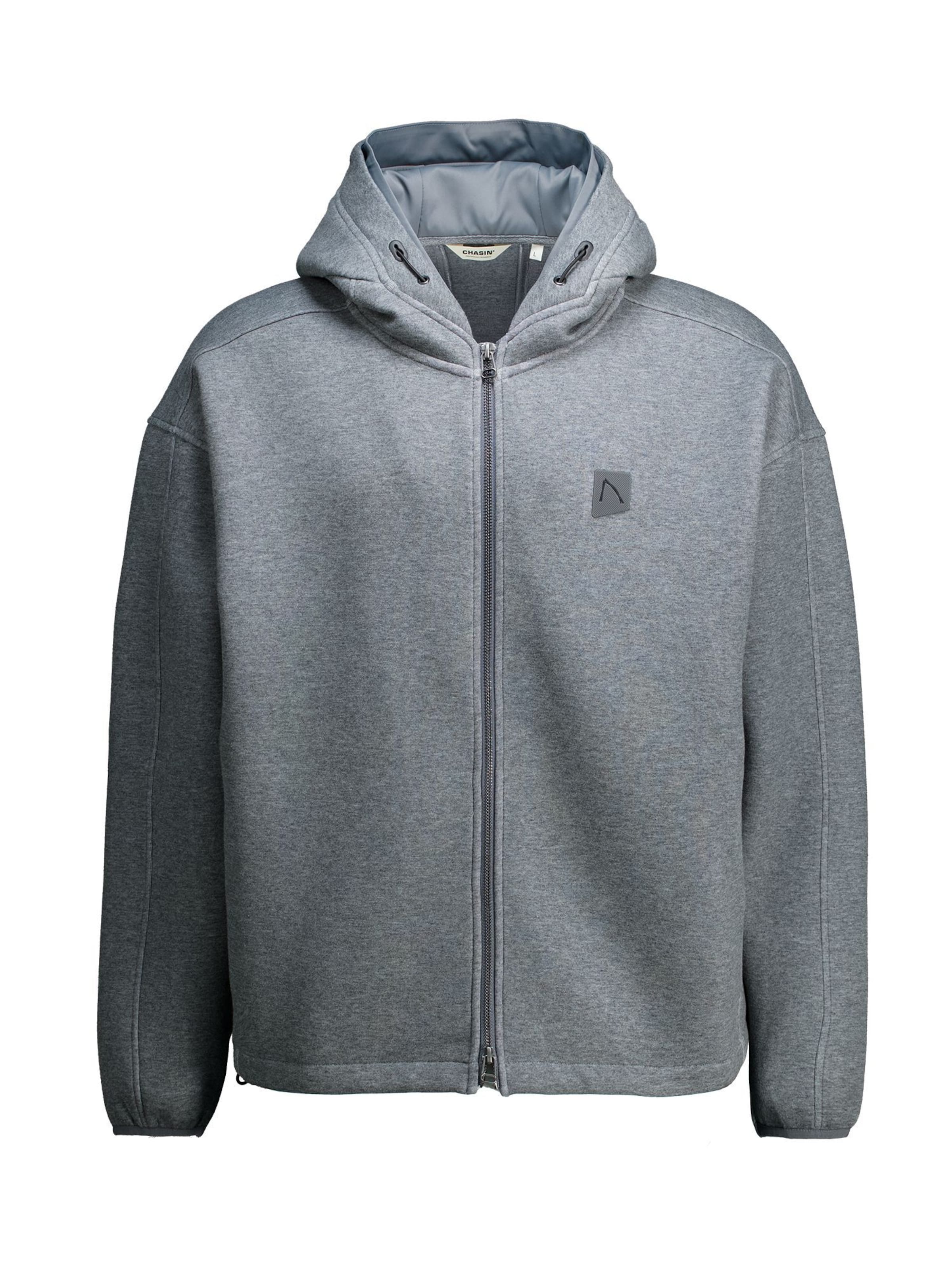 CHASIN' Veste de survêtement ' Deon PRO ' en L en gris, Vue avec produit