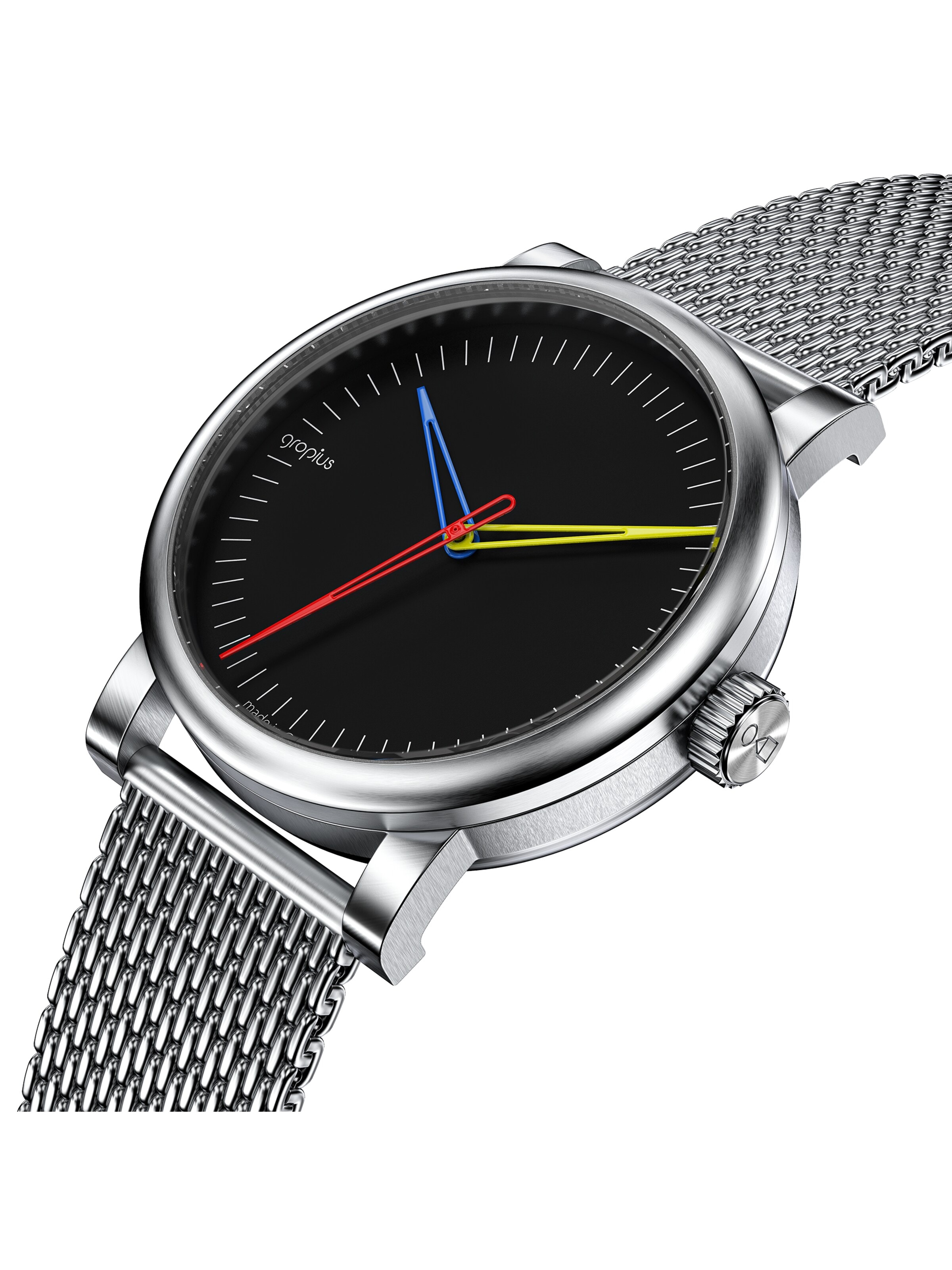 WALTER GROPIUS Analog Watch 'ATRIUM' in Silver