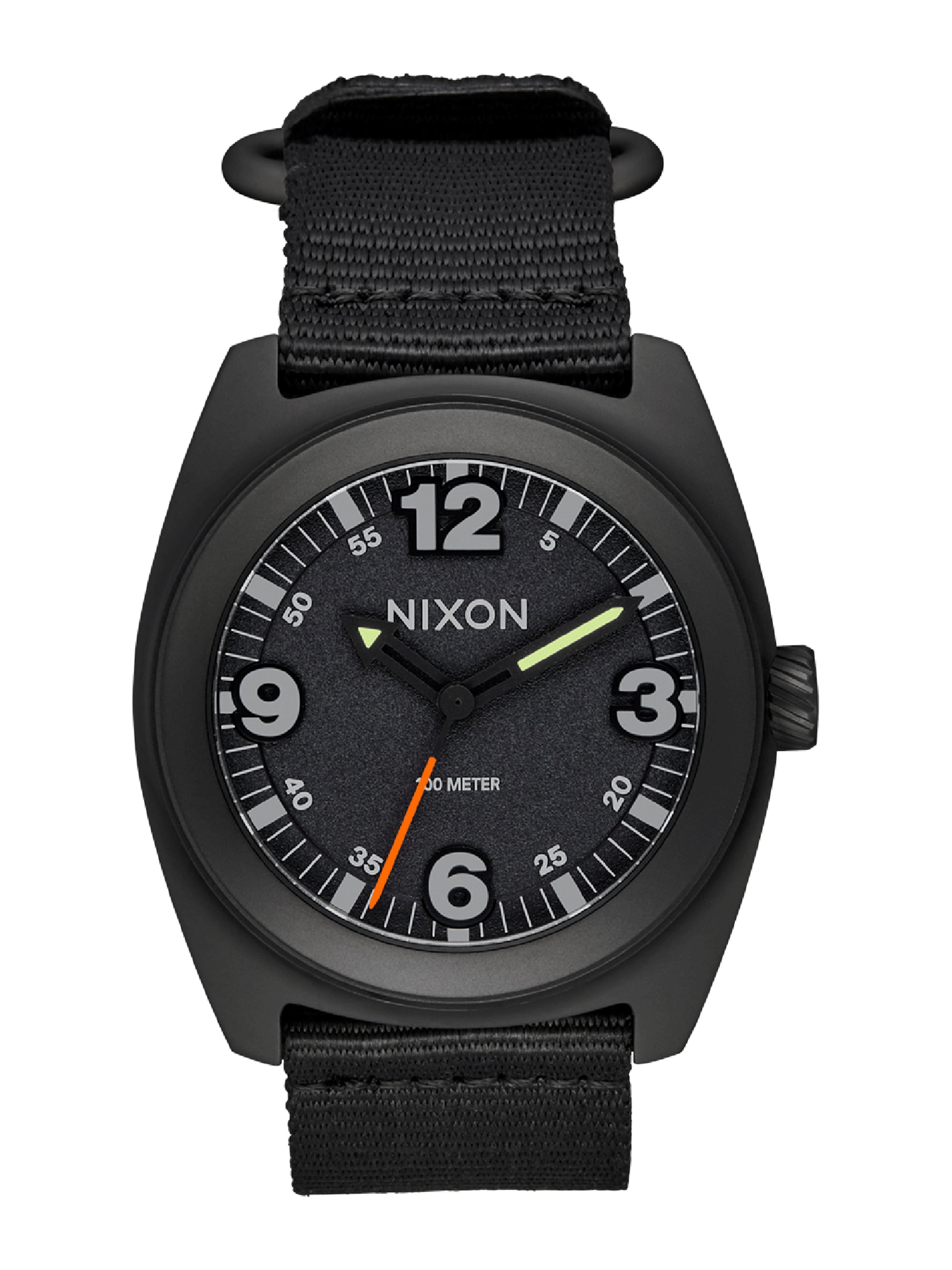 Nixon - Reloj analógico 'Clutch 42' en negro: frente
