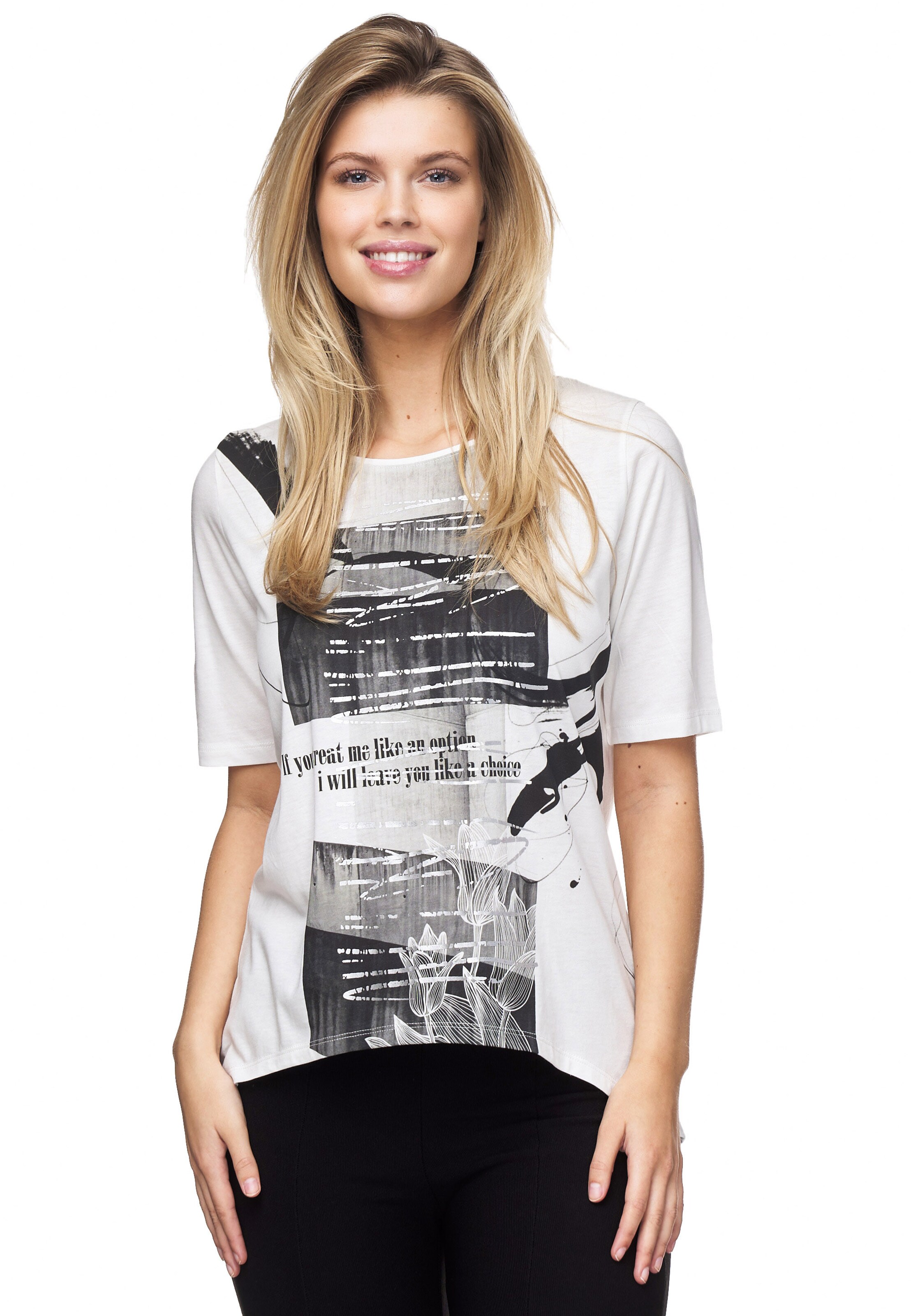 Frauen Shirts & Tops Decay Kurzarmshirt in Weiß - DY48379