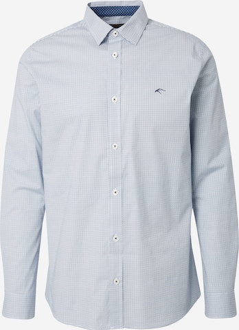 INDICODE JEANS Regular fit Button Up Shirt 'Trick' in Blue: front