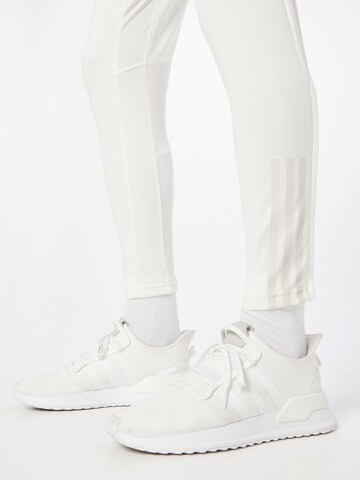 Effilé Pantalon de sport 'Fc Bayern Tiro 23' ADIDAS PERFORMANCE en blanc