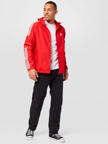 ADIDAS ORIGINALS Between-Season Jacket 'Adicolor Classics 3-Stripes ' in Red