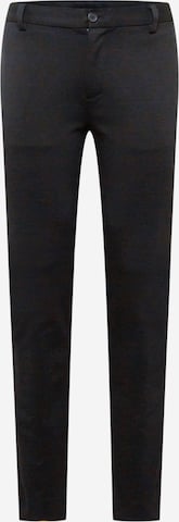 Clean Cut Copenhagen Slimfit Chino kalhoty 'Milano' – černá: přední strana