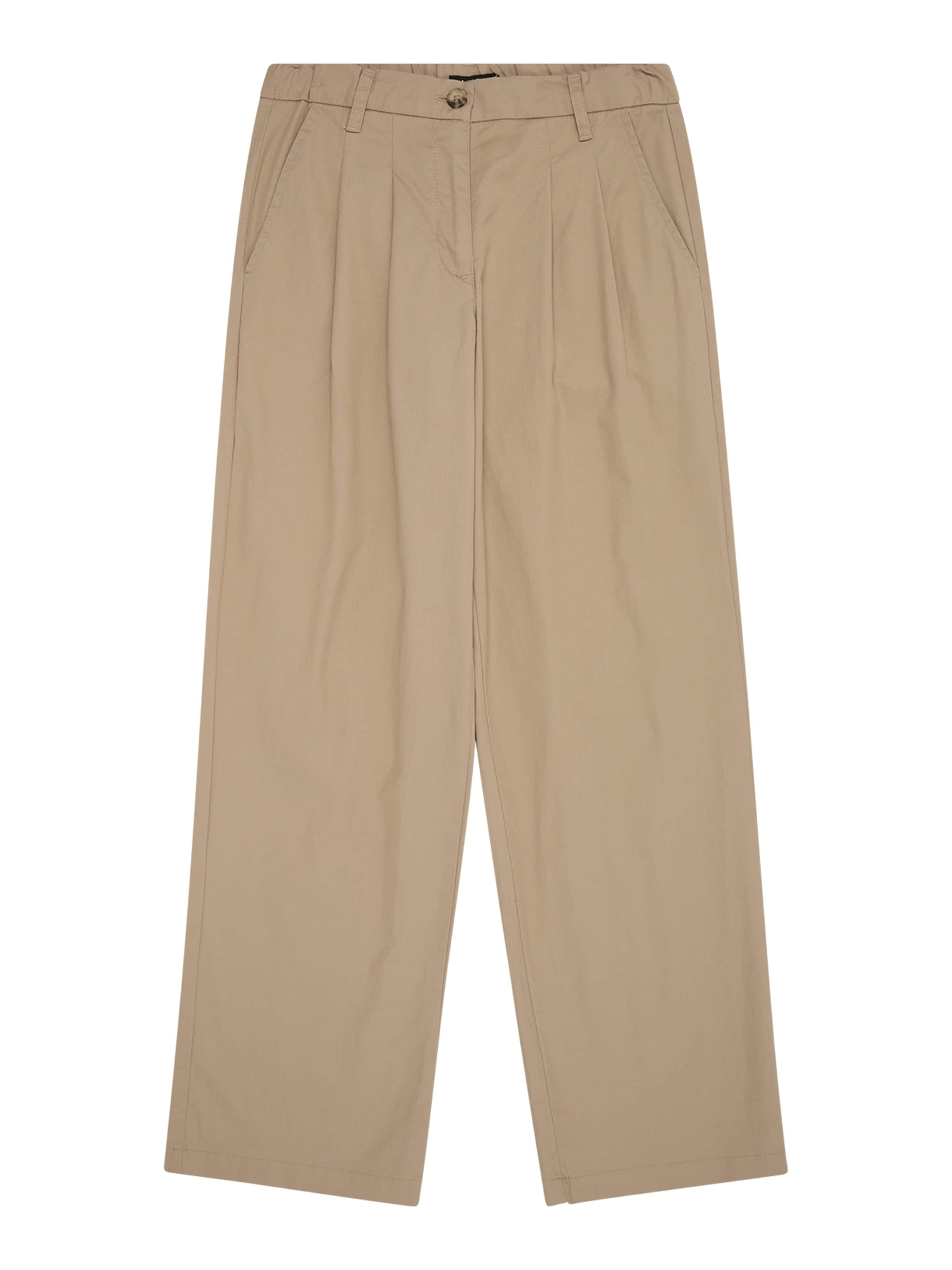 LMTD Свободный крой Штаны 'NLFLYNDT' в Коричневый: спереди