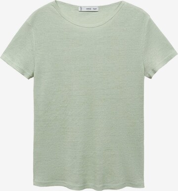 MANGO T-shirt 'LENO' i grön: framsida