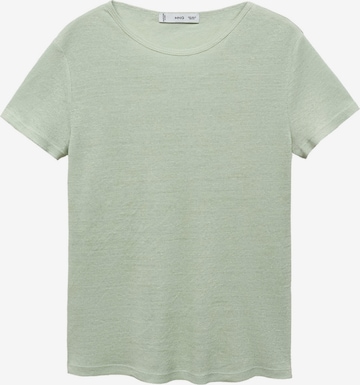 MANGO Shirt 'LENO' in Groen: voorkant