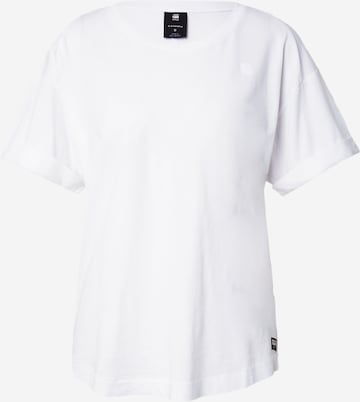 T-shirt G-STAR en blanc : devant
