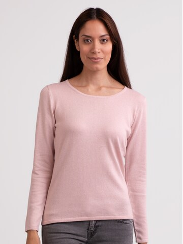 CASH-MERE.CH Pullover i pink: forside