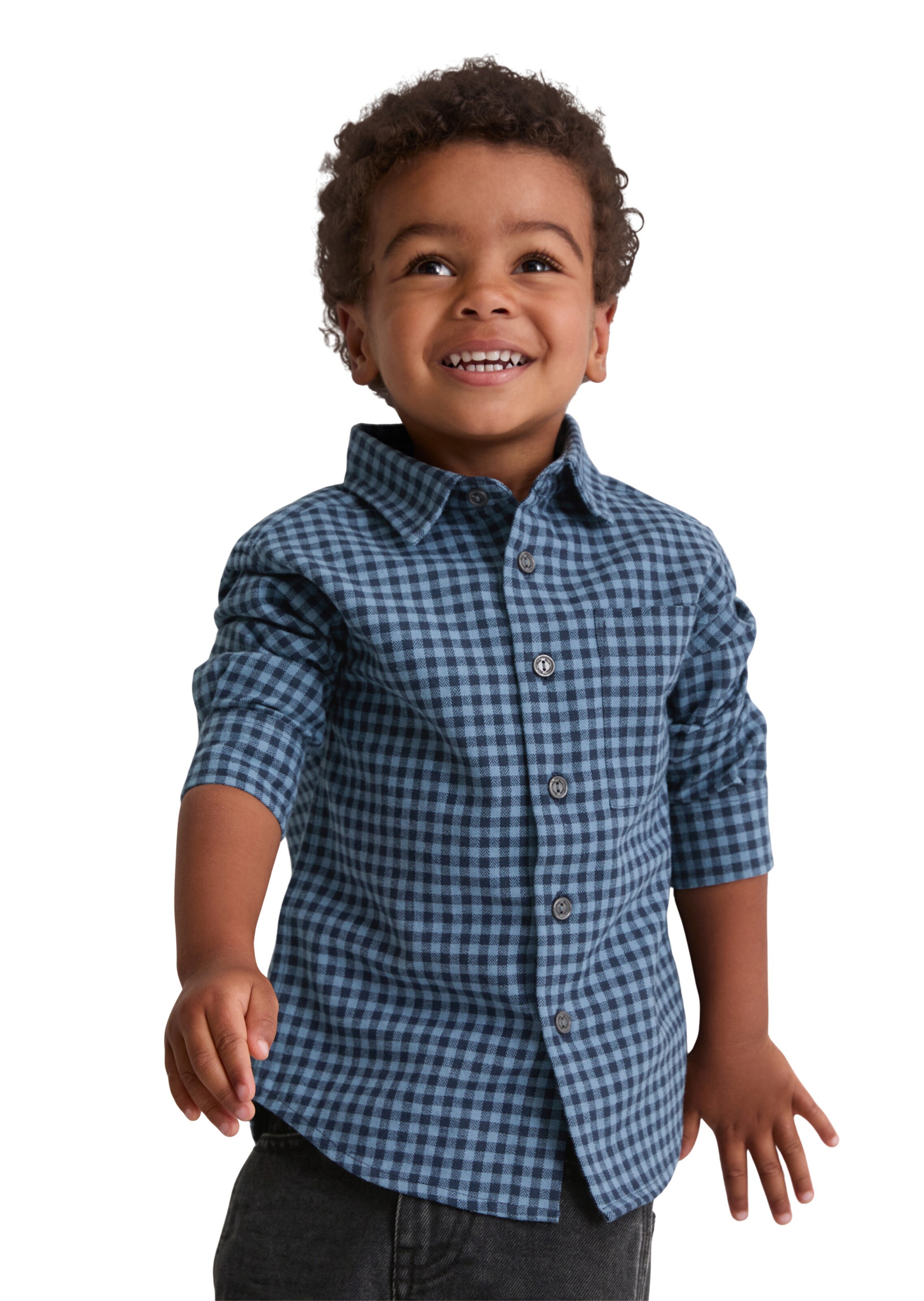 Coupe regular Chemise Marc O'Polo en bleu : devant