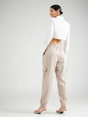 Effilé Pantalon cargo 'FADUMA-COVE' ONLY en beige