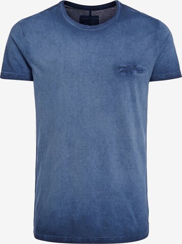 TREVOR'S Shirt in Blauw: voorkant