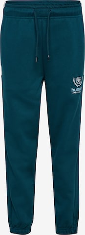 Hummel Tapered Trousers in Green: front