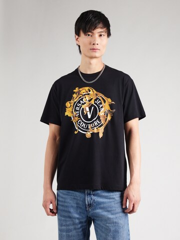 Maglietta di Versace Jeans Couture in nero: frontale