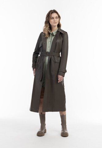 DreiMaster Vintage Between-Seasons Coat in Brown