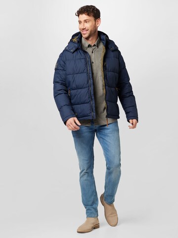 CAMEL ACTIVE Winter Jacket in Blue