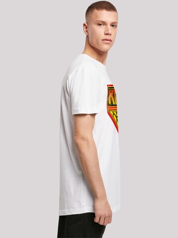 F4NT4STIC Shirt 'Kiss Rock Band ' in Wit