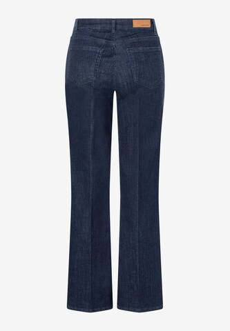 MORE & MORE Flared Jeans 'Marlene' in Blau