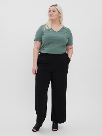 Vero Moda Curve Loosefit Broek 'Agnes' in Zwart