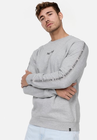 INDICODE JEANS Sweatshirt 'Korbin' in Grey
