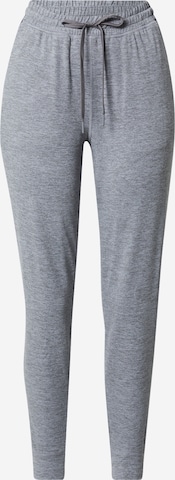 Effilé Pantalon 'Yoke' American Eagle en gris : devant