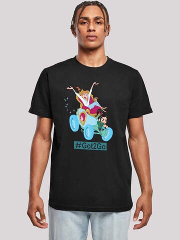 T-Shirt F4NT4STIC en noir : devant