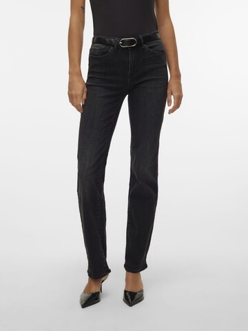VERO MODA Regular Jeans in Black: front