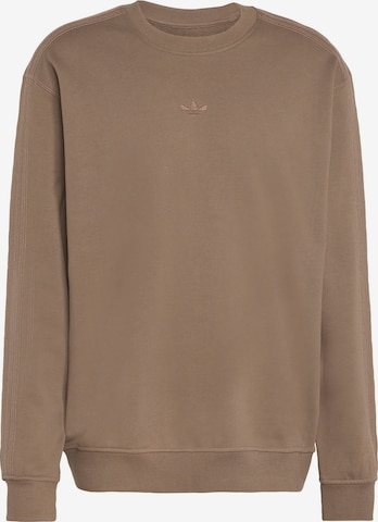 ADIDAS ORIGINALSSweater majica 'Premium Essentials' - smeđa boja: prednji dio