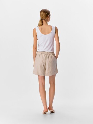 Wide Leg Pantalon 'VIGGO' OBJECT en beige