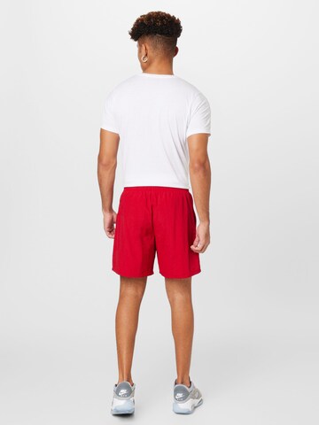 Mitchell & Ness - regular Pantalón en rojo