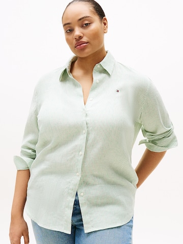 Chemisier Tommy Hilfiger Curve en vert