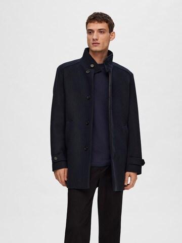 Cappotto di mezza stagione 'SLHNew Reuben' di SELECTED HOMME in blu: frontale