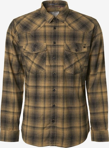 No Excess Regular fit Button Up Shirt in Brown: front