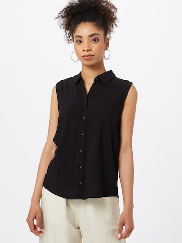 ICHI Blouse 'Main To' in Zwart: voorkant