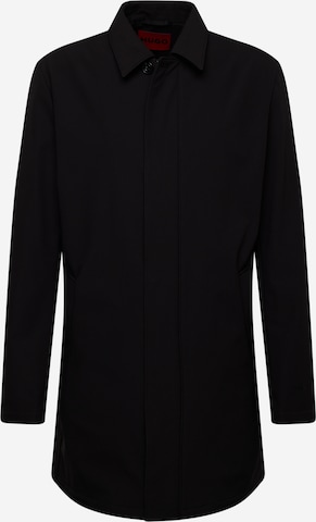 Manteau mi-saison 'Marec2411' HUGO en noir : devant