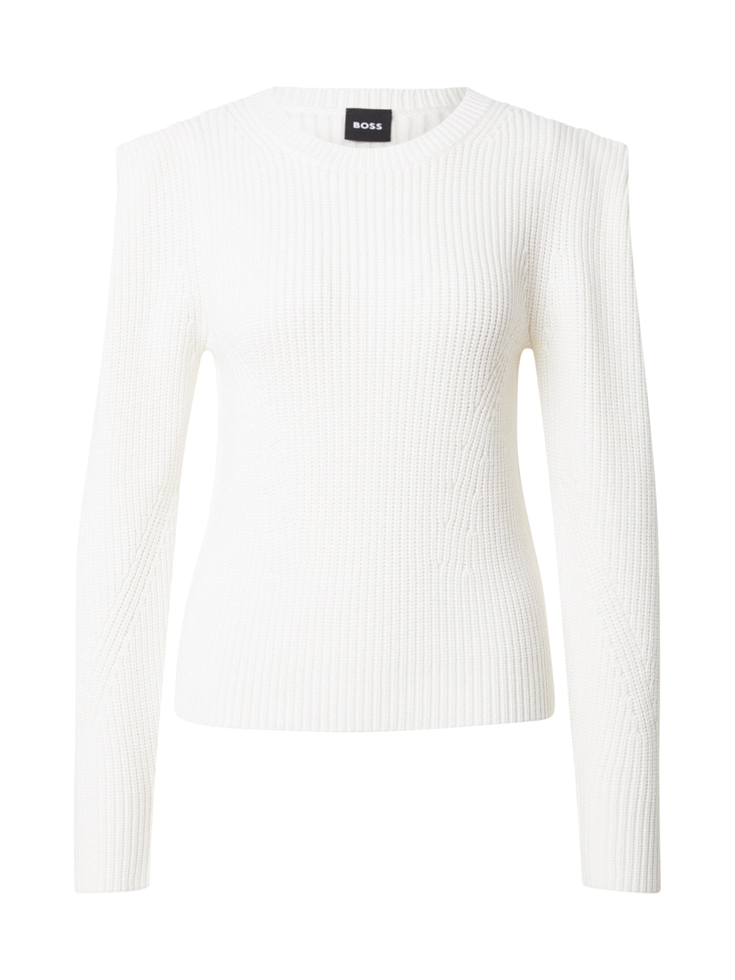 BOSS Pulover 'Frarimi' | bela barva: sprednja stran