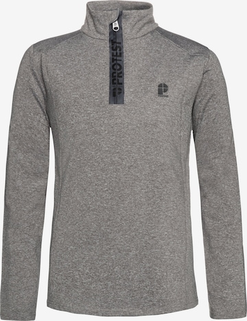 PROTEST Sportsweatshirt 'REWILLOWY JR' in Grau: Vorderseite