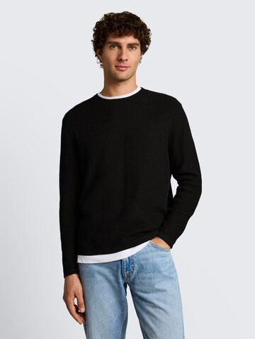 TOM TAILOR DENIM Pullover in Schwarz: Vorderseite
