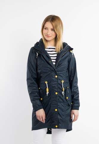 Schmuddelwedda Raincoat in Blue: front